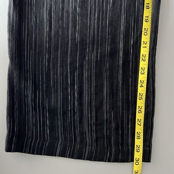 NWT OGL Summer Classic Striped Wide Leg Pants with Pockets - Off Black Stripe - Picture 7 of 11